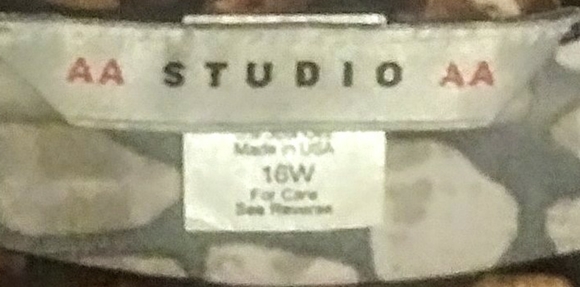 AA Studio AA Animal Print Dress Size 16 - Picture 3 of 5